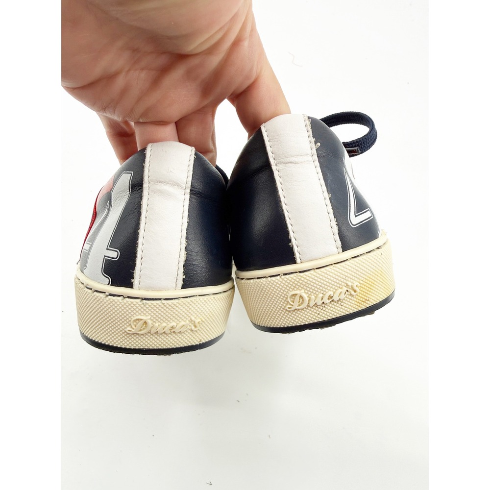 Duca del Cosma Esti Womens Golf Shoes Navy Blue Polka Dot Love Sneakers size 7 - Picture 13 of 15